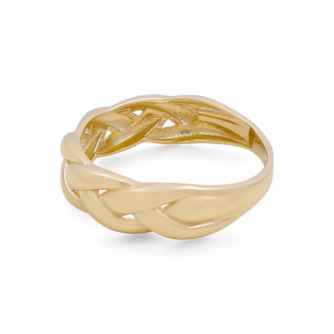 10K Yellow Gold Fashion Women's Ring / Size: 7 / Weight: 1.8 GR / DPWR0FS-14