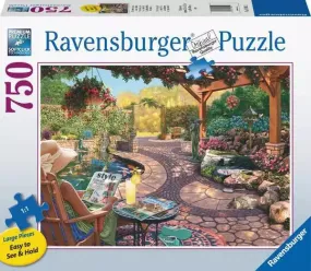 169412 - RAVENSBURGER 750PC - COZY BACKYARD BLISS