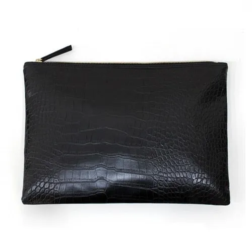 2019 New Fashion Crocodile Grain Women Envelope Clutch Bag