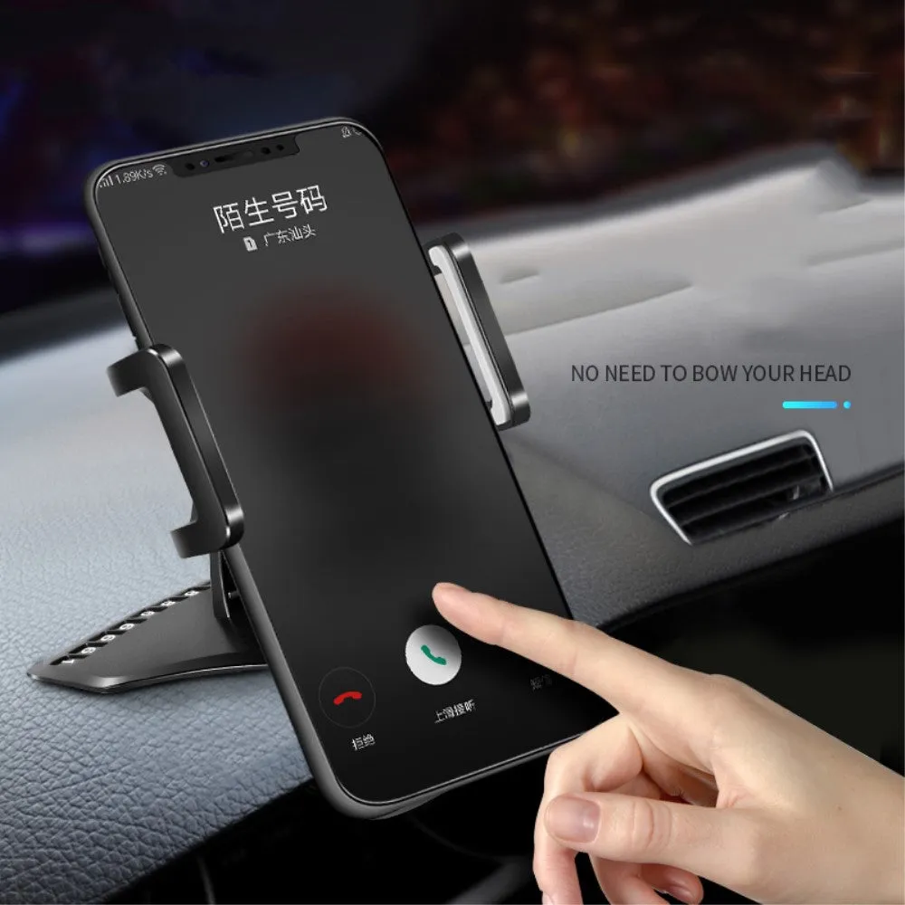 3 in 1 Car GPS Smartphone Holder: Dashboard / Visor Clamp   AC Grid Clip for myPhone Funky - Black