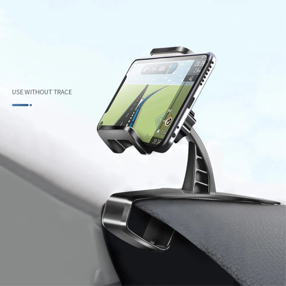 3 in 1 Car GPS Smartphone Holder: Dashboard / Visor Clamp   AC Grid Clip for myPhone Funky - Black