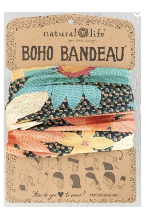 Boho Bandeau - Blue Coral Cream
