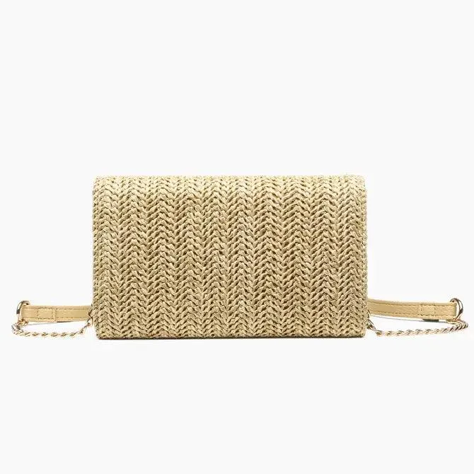 Bonnie Straw Wallet Crossbody Bag