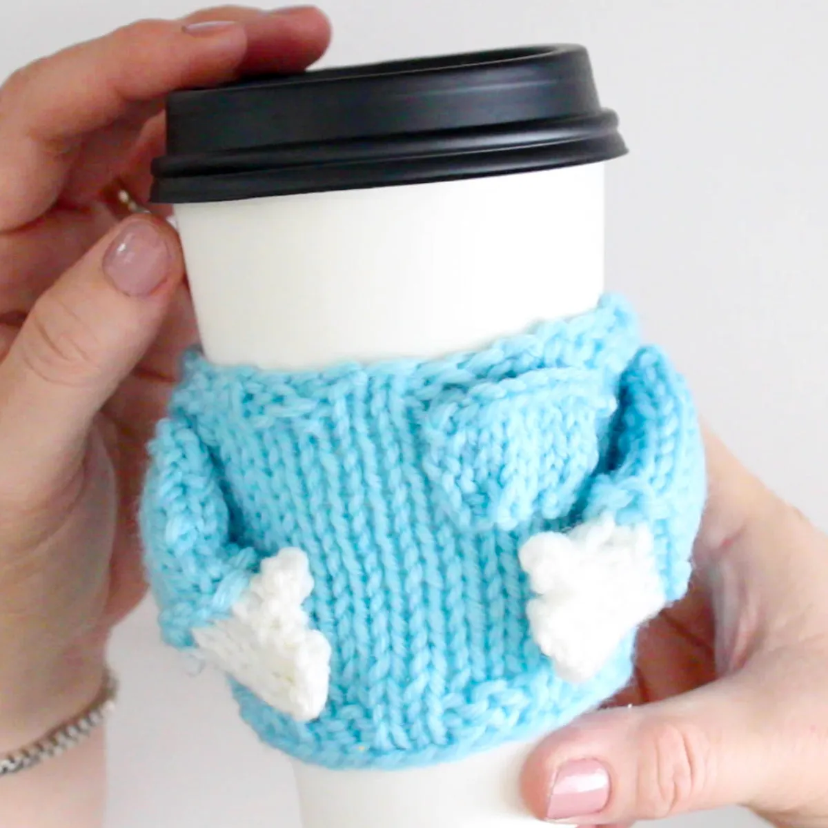 Coffee Cozy Sweater Knitting Pattern (PDF Download)