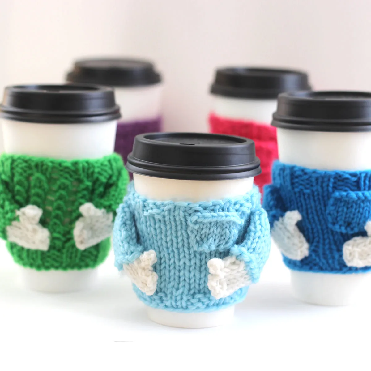 Coffee Cozy Sweater Knitting Pattern (PDF Download)