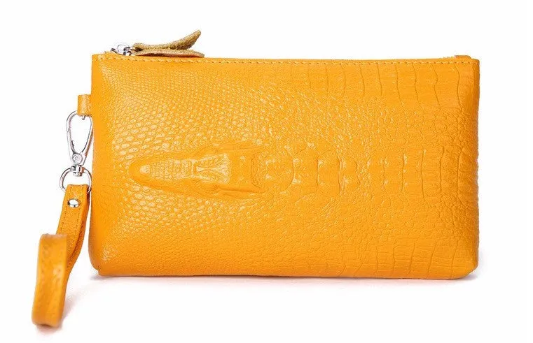 Crocodile Women's Leather Fashion Evening Clutch