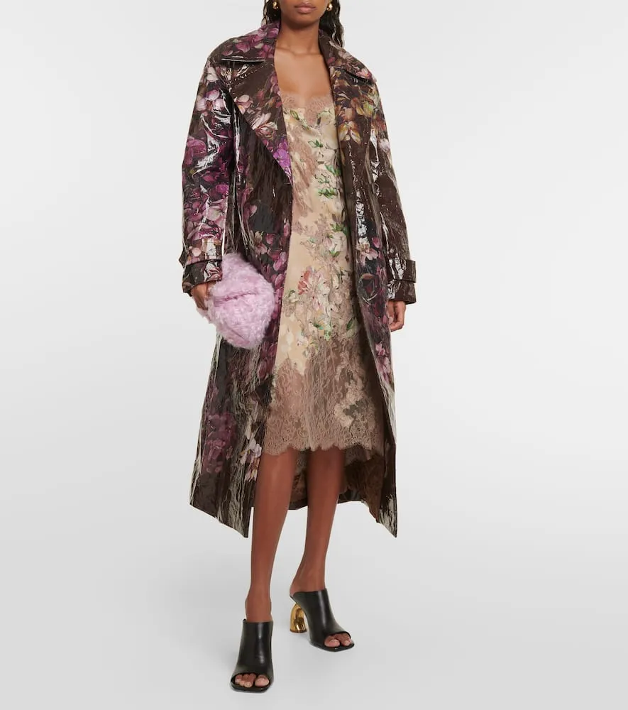 Dries Van Noten Faux-fur clutch