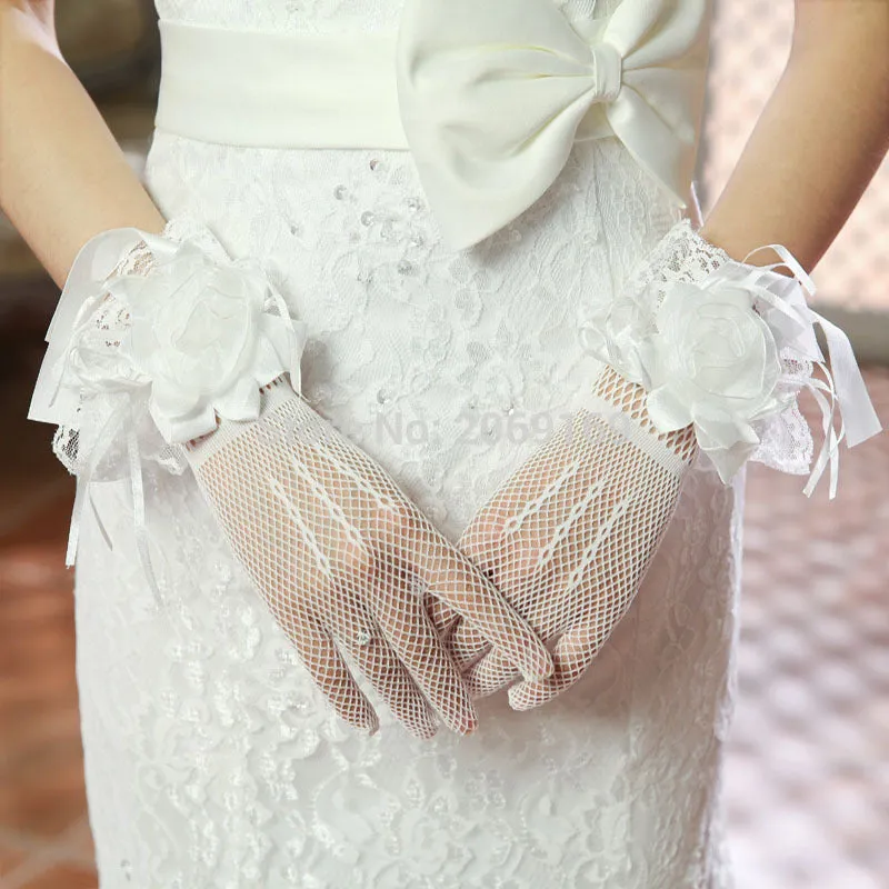 Flower Bridal Gloves