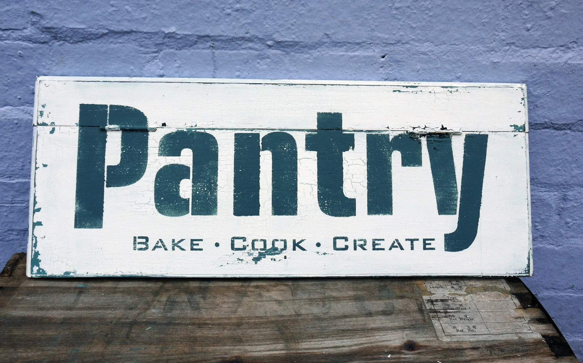 Funky Junk Furniture Stencil Pantry
