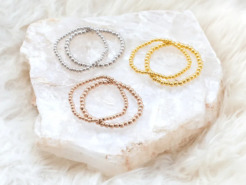 Goldenerre Shiny Beaded Bracelet