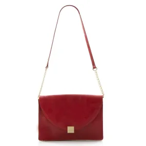 Jewels of Serendib Envelope Shoulder Bag - Ruby