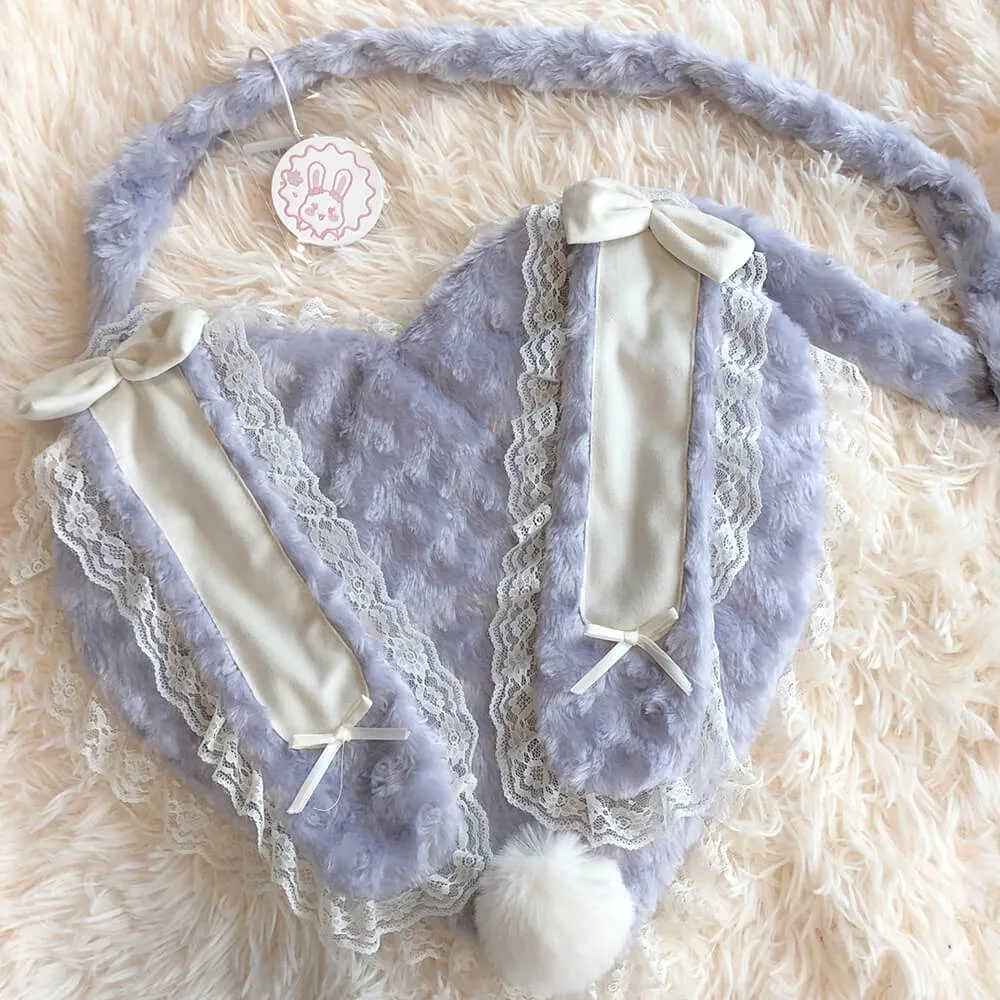 Kawaii Rabbit Fluffy Crossbody Bag