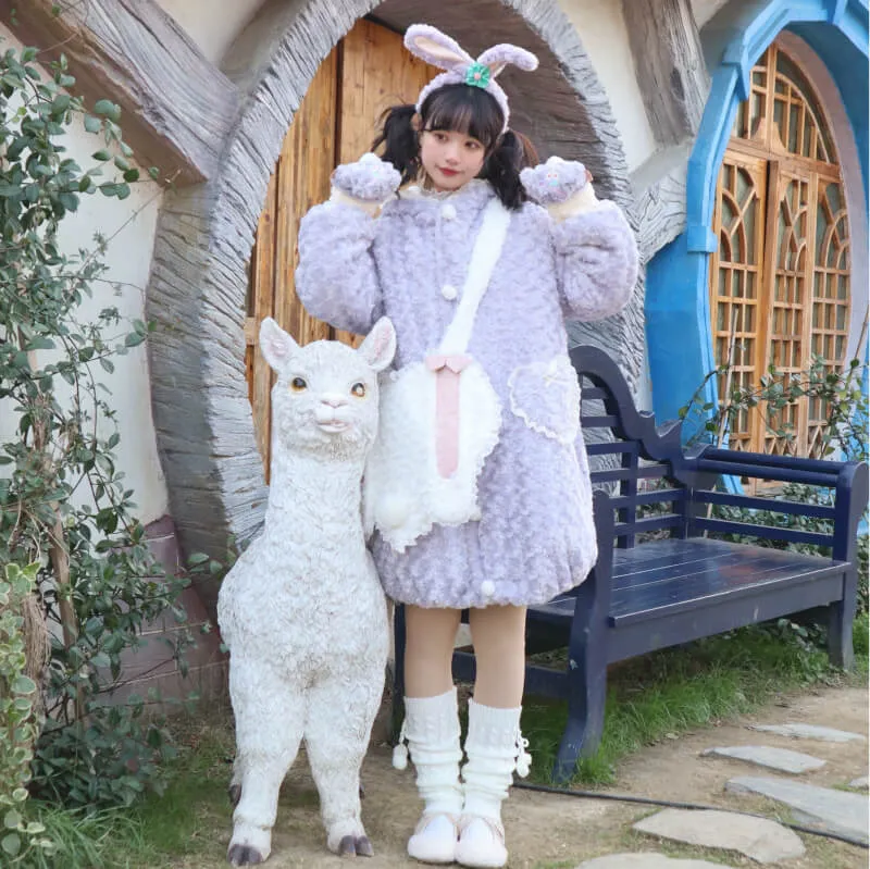 Kawaii Rabbit Fluffy Crossbody Bag