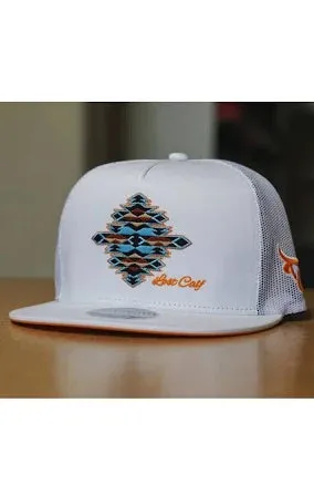 LOST CALF GEM WHITE FLAT HAT