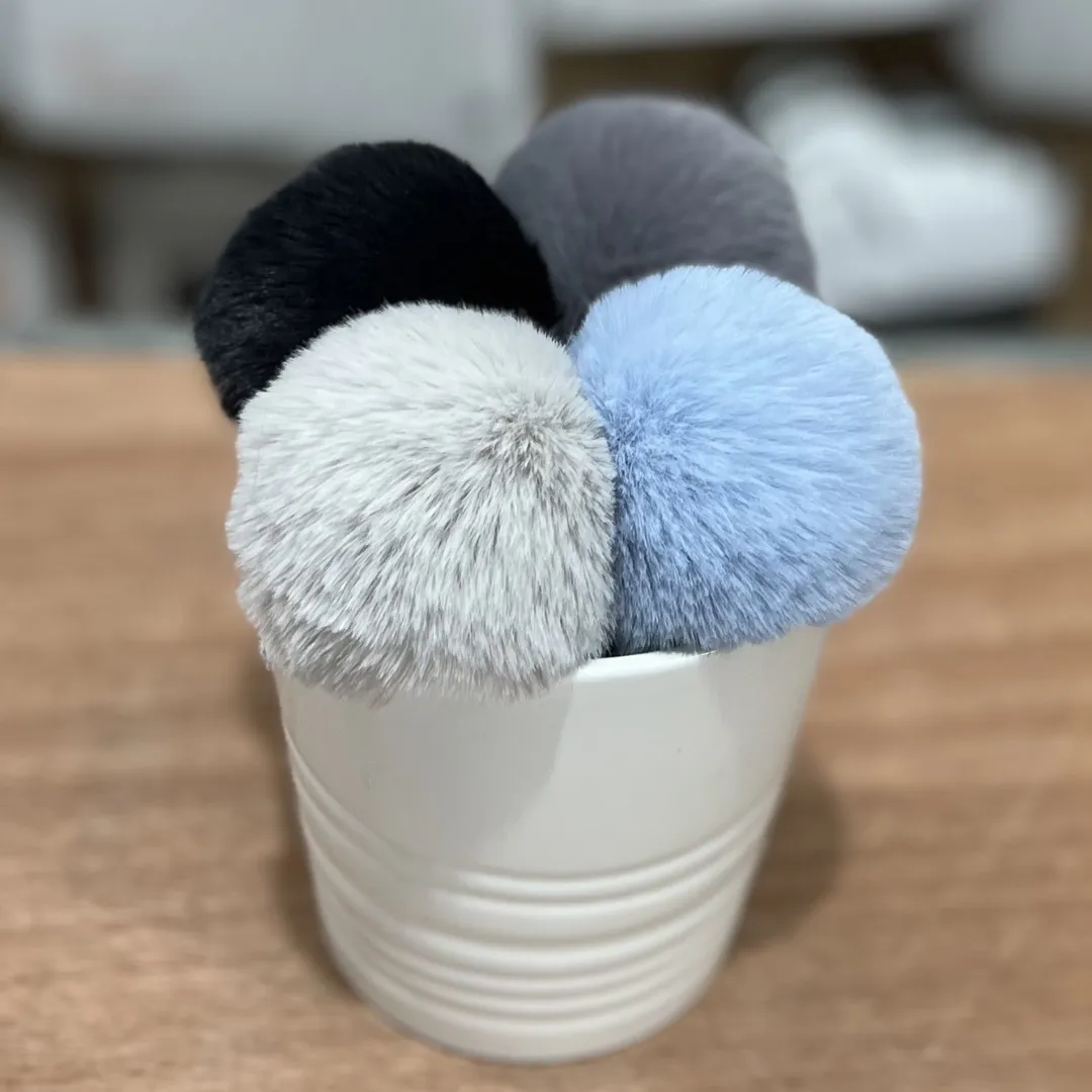 LovaFur 100% Vegan Fuax Fur Pom Poms MiniMi Sets