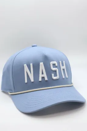 NASH Rope Snapback in Baby Blue