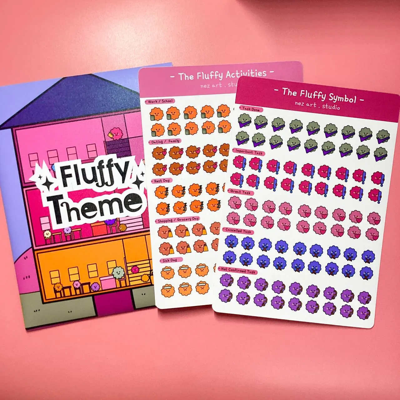 NEZS.ART The Fluffy Theme Stickers