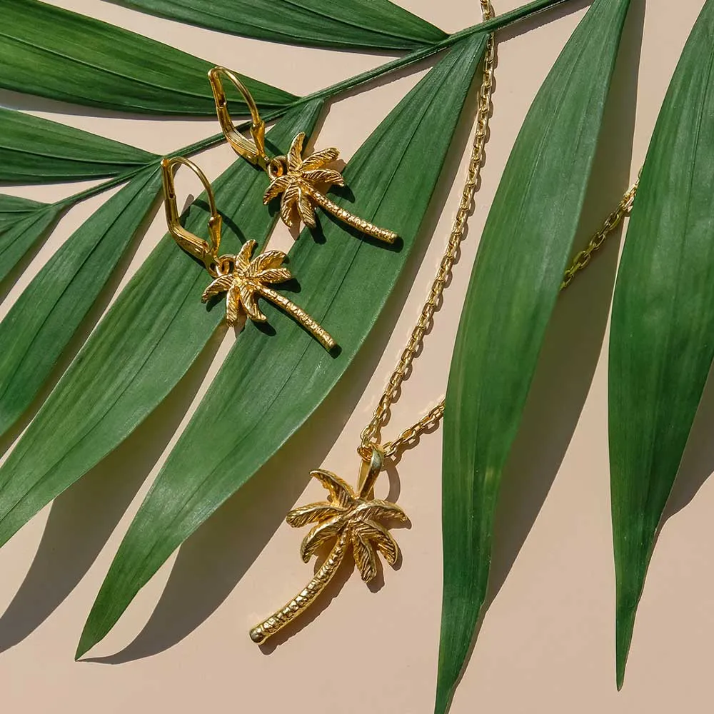 Oasis Palm Necklace - Gold