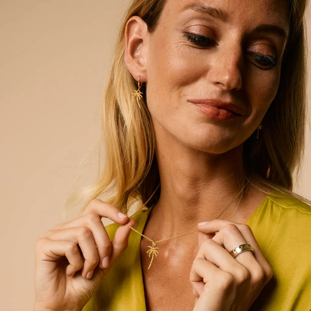 Oasis Palm Necklace - Gold