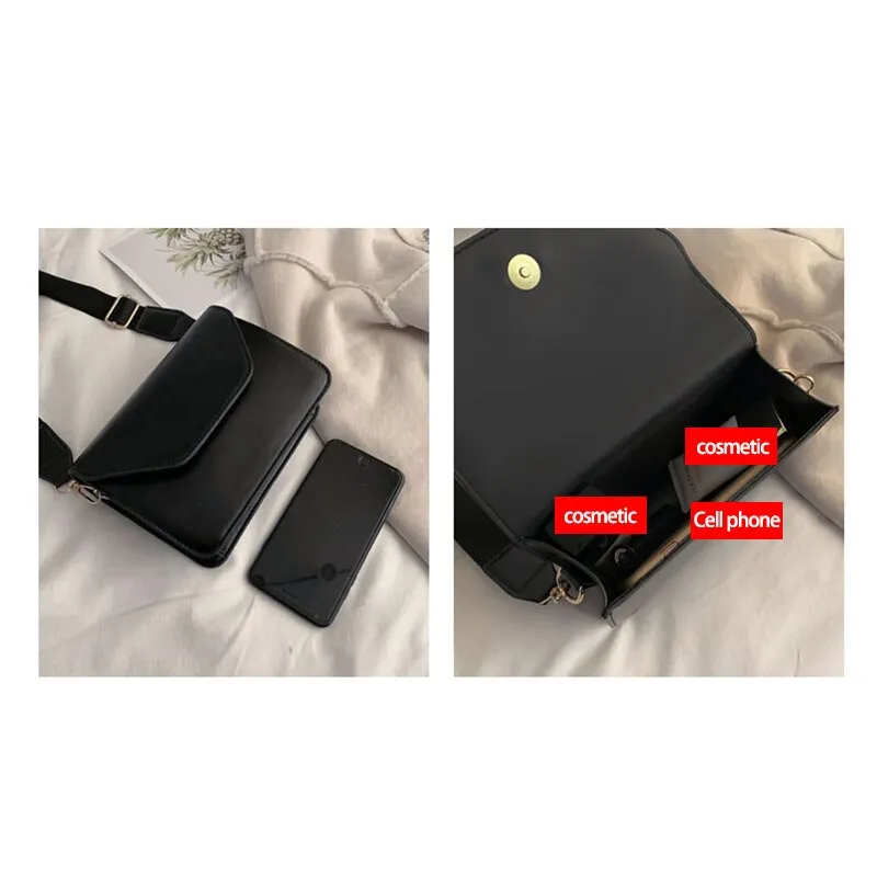 OLSITTI Fashion Flap Crossbody Bags for Women 2021 PU Leather Small Square Bag Clutches Casual Shoulder Bag Small Handbags