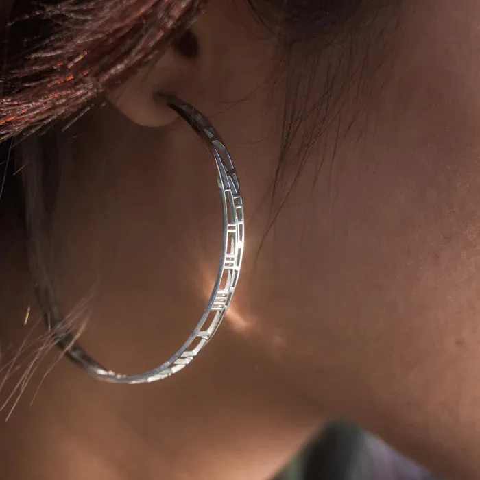 Restoring Justice Hoops - Stainless Steel by Made for Freedom