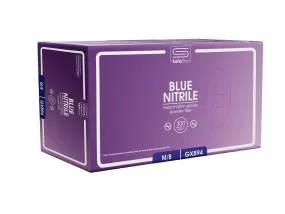 SafeDon Blue Nitrile Gloves 300 glove pack