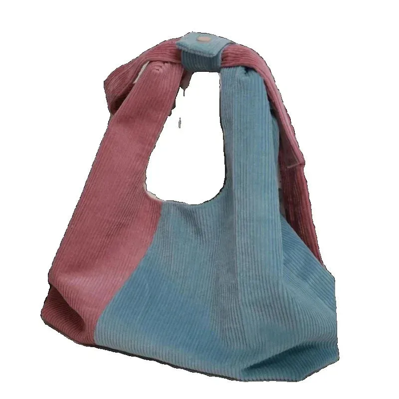 UAKISS  -  Patchwork Contrast Color Casual Top-Handle Bags Sweet Y2k Aesthetic Women Clutches Fashion Kawaii All Match Purses and Handbags