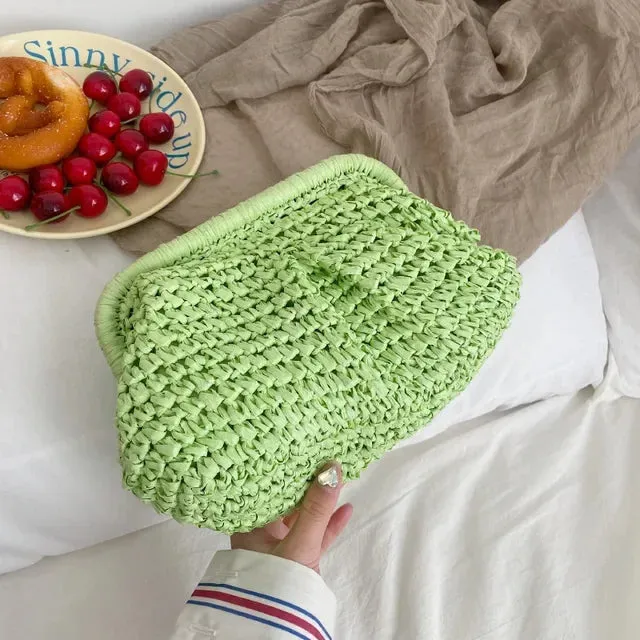 UAKISS  -  Streetwear Trendy Y2k Crochet Shoulder Crossbody Bags Korean Vintage All Match Women Handbags Japanese Fashion Casual Clutches
