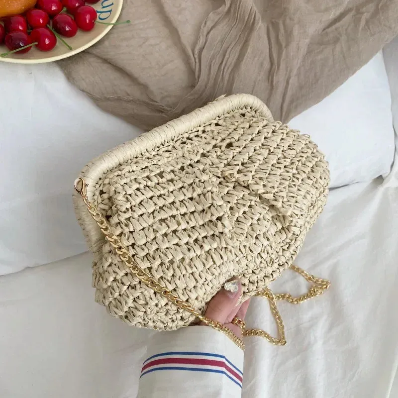 UAKISS  -  Streetwear Trendy Y2k Crochet Shoulder Crossbody Bags Korean Vintage All Match Women Handbags Japanese Fashion Casual Clutches