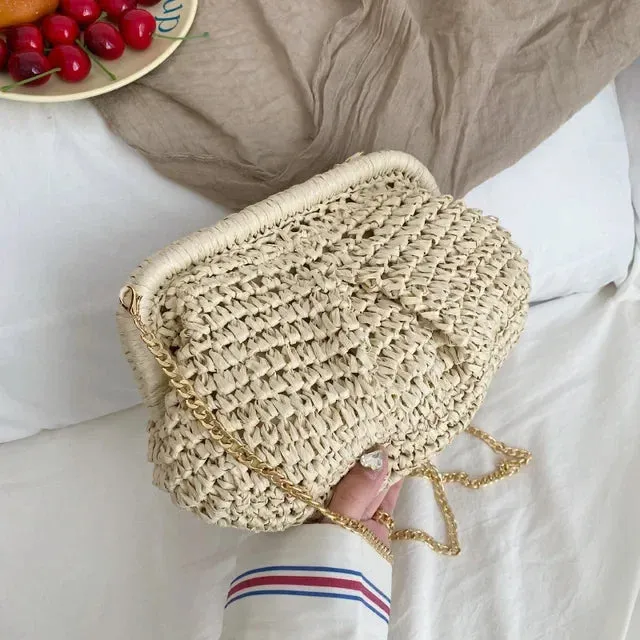 UAKISS  -  Streetwear Trendy Y2k Crochet Shoulder Crossbody Bags Korean Vintage All Match Women Handbags Japanese Fashion Casual Clutches