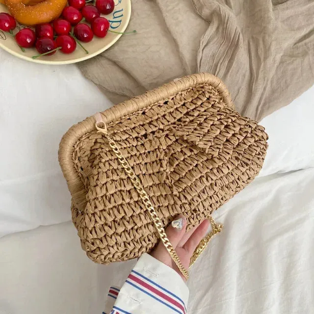 UAKISS  -  Streetwear Trendy Y2k Crochet Shoulder Crossbody Bags Korean Vintage All Match Women Handbags Japanese Fashion Casual Clutches