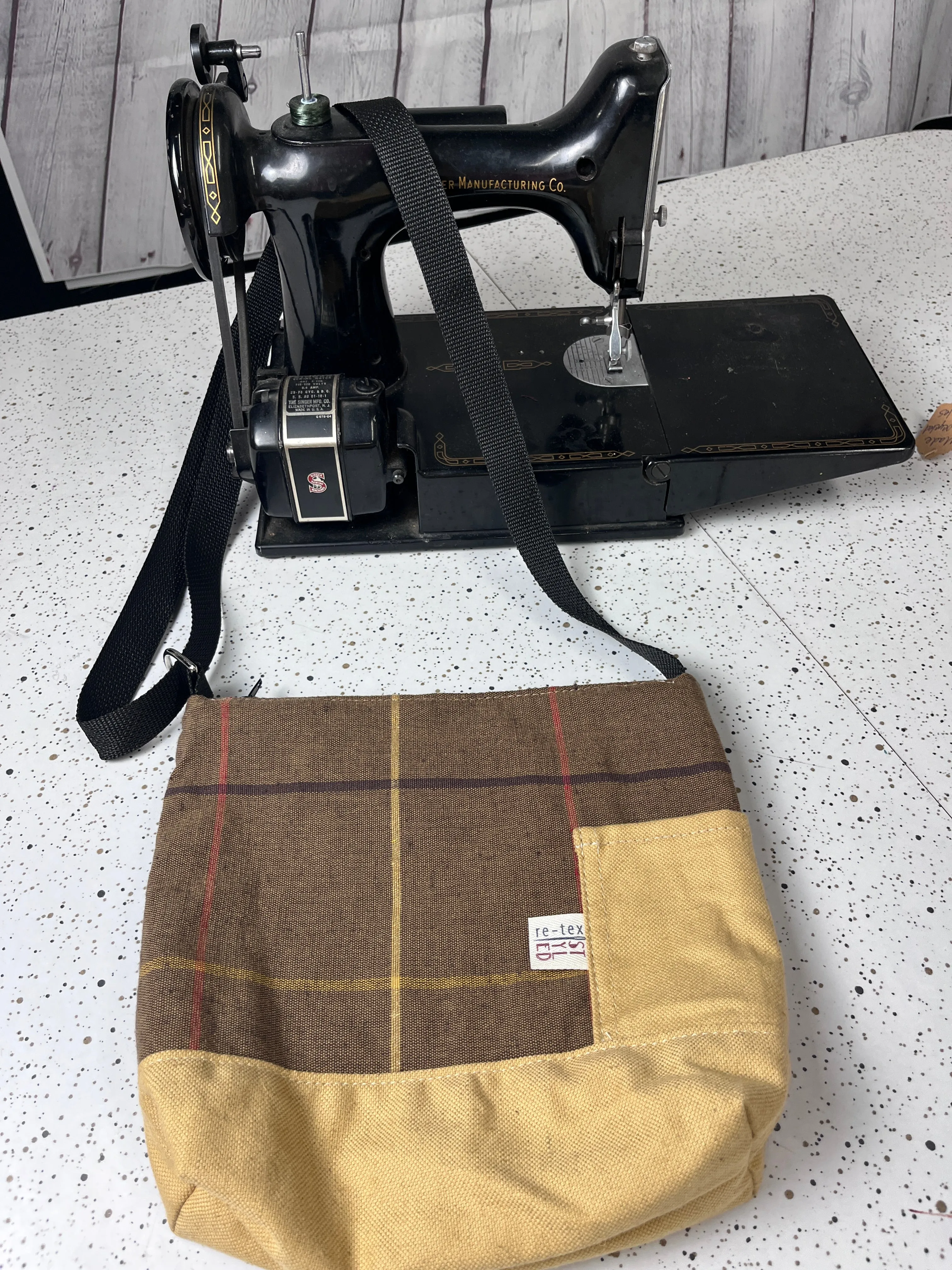 Upcycled Fabric Crossbodies