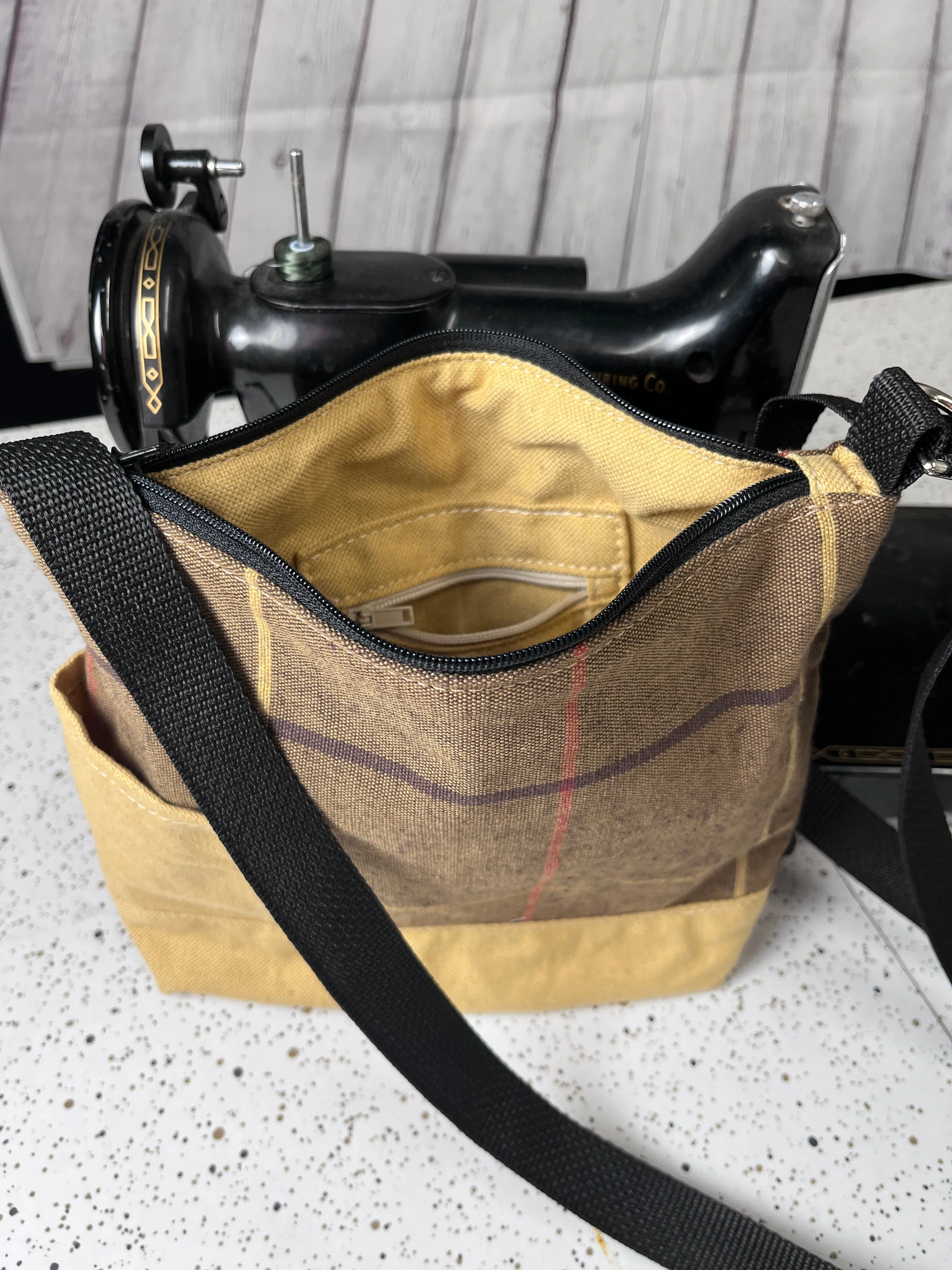 Upcycled Fabric Crossbodies